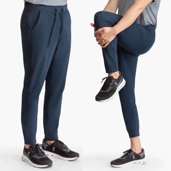 Birddogs Men’s Jogger Pants in Navy Blue - Picture 1 of 8